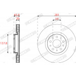 FERODO Bremsscheibe