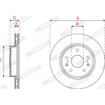 FERODO Bremsscheibe