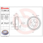 BREMBO Bremstrommel