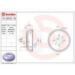 BREMBO Bremstrommel