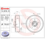 BREMBO Bremstrommel