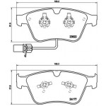 BREMBO Bremsbelagsatz, Scheibenbremse