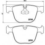 BREMBO Bremsbelagsatz, Scheibenbremse