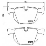 BREMBO Bremsbelagsatz, Scheibenbremse