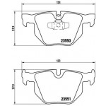 BREMBO Bremsbelagsatz, Scheibenbremse