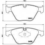 BREMBO Bremsbelagsatz, Scheibenbremse