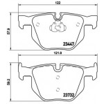 BREMBO Bremsbelagsatz, Scheibenbremse