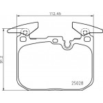 BREMBO Bremsbelagsatz, Scheibenbremse