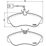 BREMBO Bremsbelagsatz, Scheibenbremse