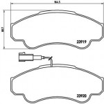 BREMBO Bremsbelagsatz, Scheibenbremse