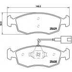 BREMBO Bremsbelagsatz, Scheibenbremse