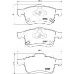 BREMBO Bremsbelagsatz, Scheibenbremse
