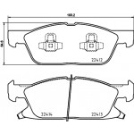 BREMBO Bremsbelagsatz, Scheibenbremse