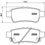 BREMBO Bremsbelagsatz, Scheibenbremse