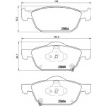 BREMBO Bremsbelagsatz, Scheibenbremse