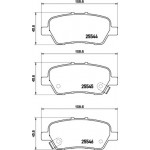 BREMBO Bremsbelagsatz, Scheibenbremse