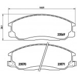 BREMBO Bremsbelagsatz, Scheibenbremse