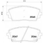 BREMBO Bremsbelagsatz, Scheibenbremse