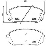 BREMBO Bremsbelagsatz, Scheibenbremse