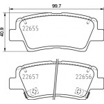BREMBO Bremsbelagsatz, Scheibenbremse
