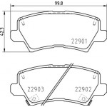 BREMBO Bremsbelagsatz, Scheibenbremse