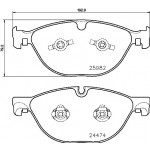 BREMBO Bremsbelagsatz, Scheibenbremse