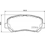 BREMBO Bremsbelagsatz, Scheibenbremse