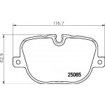BREMBO Bremsbelagsatz, Scheibenbremse