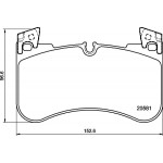 BREMBO Bremsbelagsatz, Scheibenbremse