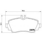 BREMBO Bremsbelagsatz, Scheibenbremse