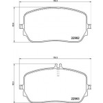 BREMBO Bremsbelagsatz, Scheibenbremse