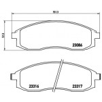 BREMBO Bremsbelagsatz, Scheibenbremse