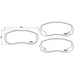 BREMBO Bremsbelagsatz, Scheibenbremse