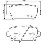 BREMBO Bremsbelagsatz, Scheibenbremse