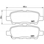 BREMBO Bremsbelagsatz, Scheibenbremse