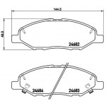 BREMBO Bremsbelagsatz, Scheibenbremse
