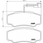 BREMBO Bremsbelagsatz, Scheibenbremse