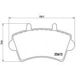 BREMBO Bremsbelagsatz, Scheibenbremse
