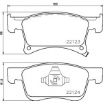 BREMBO Bremsbelagsatz, Scheibenbremse
