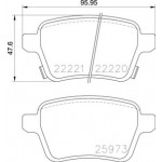 BREMBO Bremsbelagsatz, Scheibenbremse