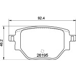 BREMBO Bremsbelagsatz, Scheibenbremse