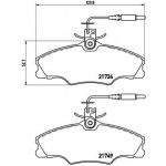BREMBO Bremsbelagsatz, Scheibenbremse