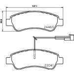 BREMBO Bremsbelagsatz, Scheibenbremse