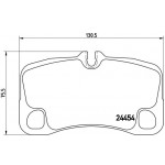 BREMBO Bremsbelagsatz, Scheibenbremse