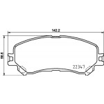 BREMBO Bremsbelagsatz, Scheibenbremse
