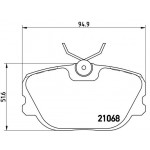 BREMBO Bremsbelagsatz, Scheibenbremse