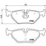 BREMBO Bremsbelagsatz, Scheibenbremse