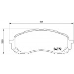 BREMBO Bremsbelagsatz, Scheibenbremse