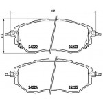 BREMBO Bremsbelagsatz, Scheibenbremse