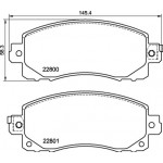 BREMBO Bremsbelagsatz, Scheibenbremse